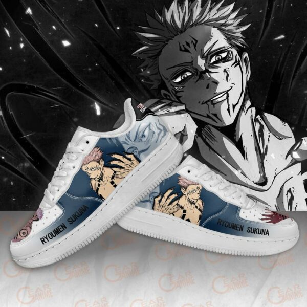 Ryoumen Sukuna Jujutsu Kaisen Air Sneakers Custom Anime Shoes 4