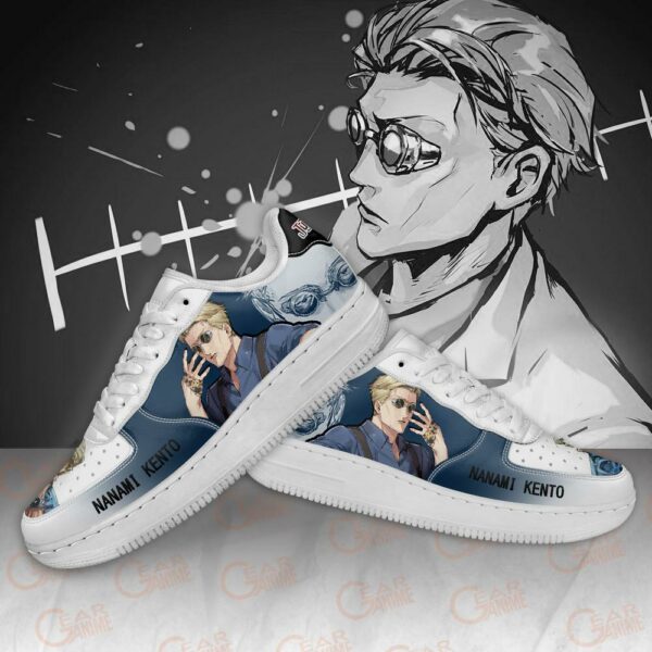 Nanami Kento Jujutsu Kaisen Air Sneakers Custom Anime Shoes 4