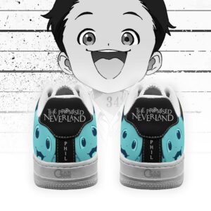 Phil The Promised Neverland Sneakers Custom Anime Shoes 6