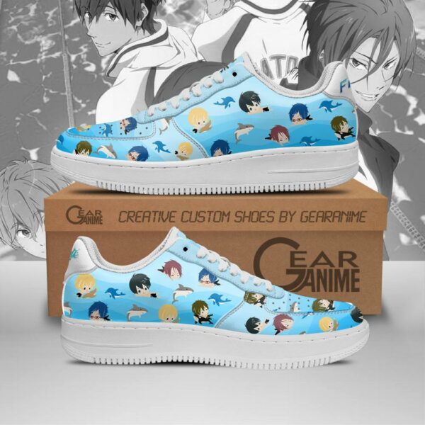 Free Iwatobi Swim Club Chibi Air Sneakers Custom Anime Shoes 1