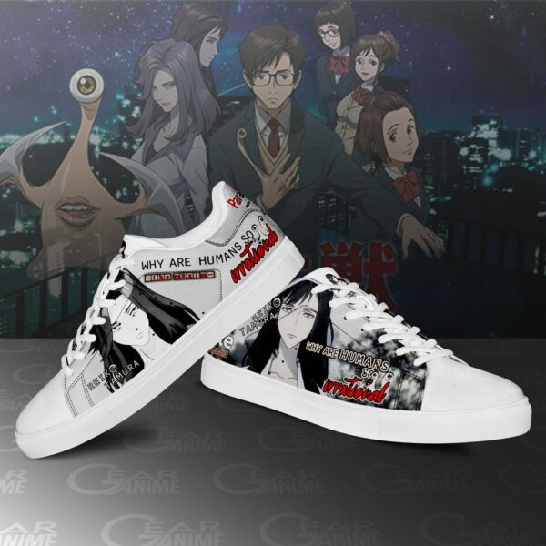 Parasyte Reiko Tamura Skate Sneakers Horror Anime Shoes PN10 2