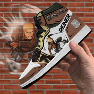 Reiner Braun Sneakers Attack On Titan Anime Sneakers 7