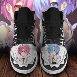 Re:Zero Sneakers Rem Ram Starting Life in Another World Custom Shoes 7