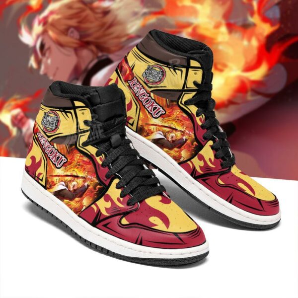 Rengoku Shoes Boots Demon Slayer Anime Sneakers Fan Gift Idea 2