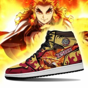 Rengoku Shoes Boots Demon Slayer Anime Sneakers Fan Gift Idea 5