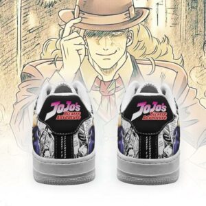 Robert Speedwagon Sneakers Manga Style JoJo's Anime Shoes Fan Gift PT06 5