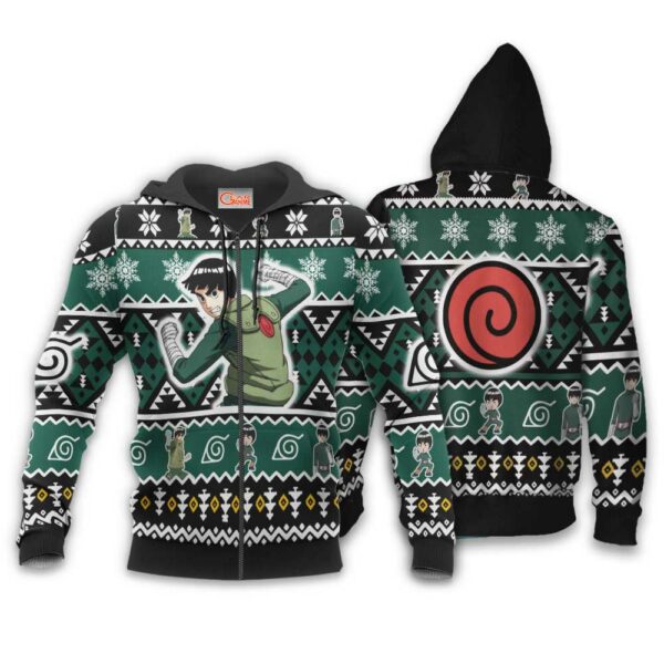 Rock Lee Ugly Christmas Sweater Custom Naruto Xmas Gifts Idea 2