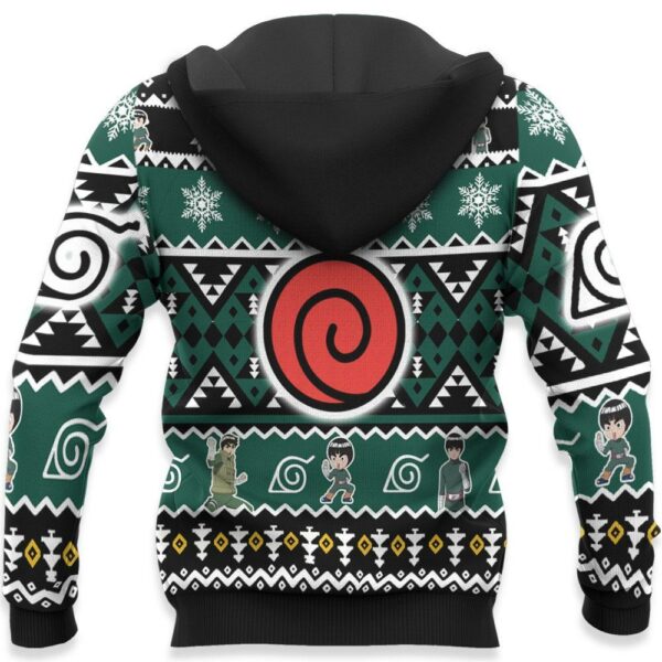 Rock Lee Ugly Christmas Sweater Custom Naruto Xmas Gifts Idea 4