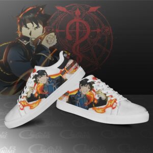 Roy Mustang Skate Shoes Fullmetal Alchemist Custom Anime Shoes PN10 6