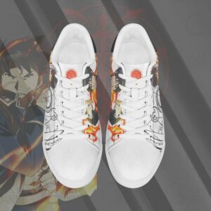 Roy Mustang Skate Shoes Fullmetal Alchemist Custom Anime Shoes PN10 7