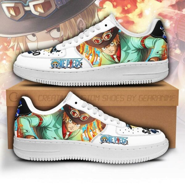 Sabo Sneakers Custom One Piece Anime Shoes Fan PT04 1