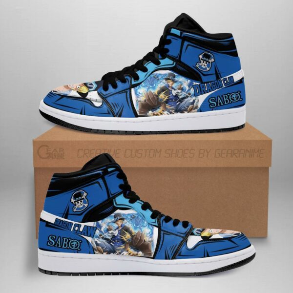 Sabo Sneakers One Piece Anime Shoes Fan Gift MN06 1