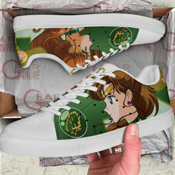 Sailor Jupiter Skate Shoes Sailor Moon Anime Custom Shoes PN10 2