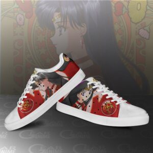 Sailor Mars Skate Shoes Sailor Moon Anime Custom Shoes PN10 6