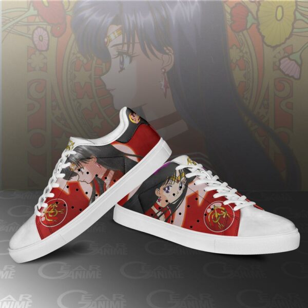 Sailor Mars Skate Shoes Sailor Moon Anime Custom Shoes PN10 3