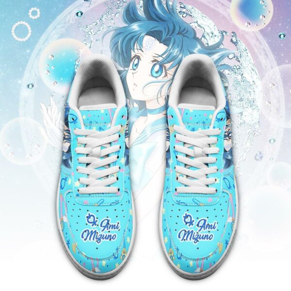 Sailor Mercury Sneakers Sailor Moon Anime Shoes Fan Gift PT04 2