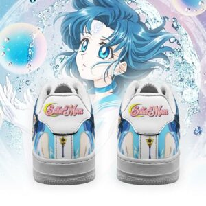 Sailor Mercury Sneakers Sailor Moon Anime Shoes Fan Gift PT04 5