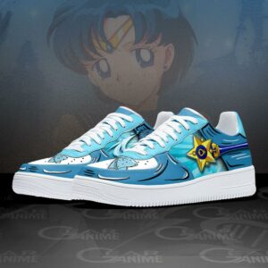 Sailor Mercury Air Sneakers Custom Anime Sailor Moon Shoes 5