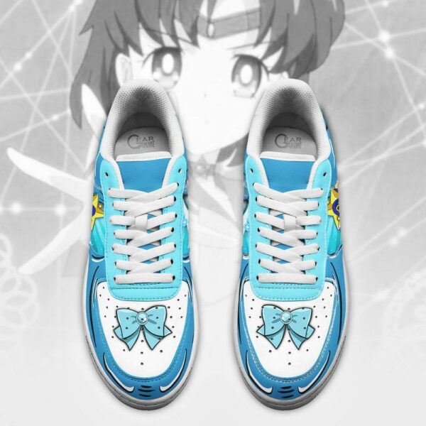 Sailor Mercury Air Sneakers Custom Anime Sailor Moon Shoes 4