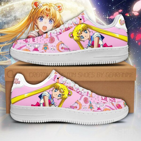 Sailor Moon Sneakers Sailor Moon Anime Shoes Fan Gift PT04 1