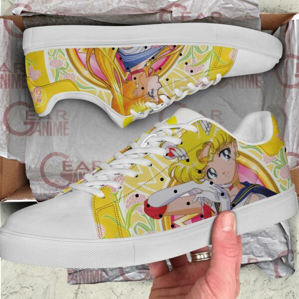 Sailor Moon Skate Shoes Sailor Moon Anime Custom Shoes PN10 2