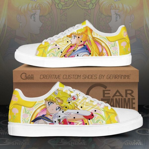 Sailor Moon Skate Shoes Sailor Moon Anime Custom Shoes PN10 1