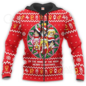 Sailor Moon Ugly Christmas Sweater Anime Xmas Gift Idea VA10 11