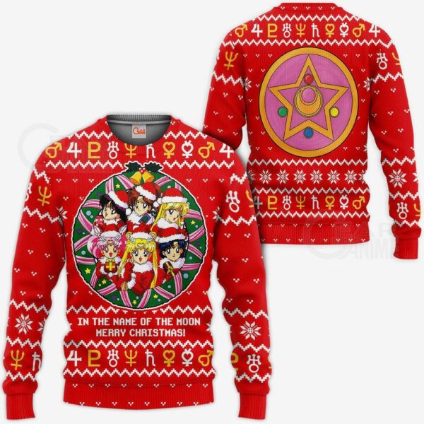 Sailor Moon Ugly Christmas Sweater Anime Xmas Gift Idea VA10 1