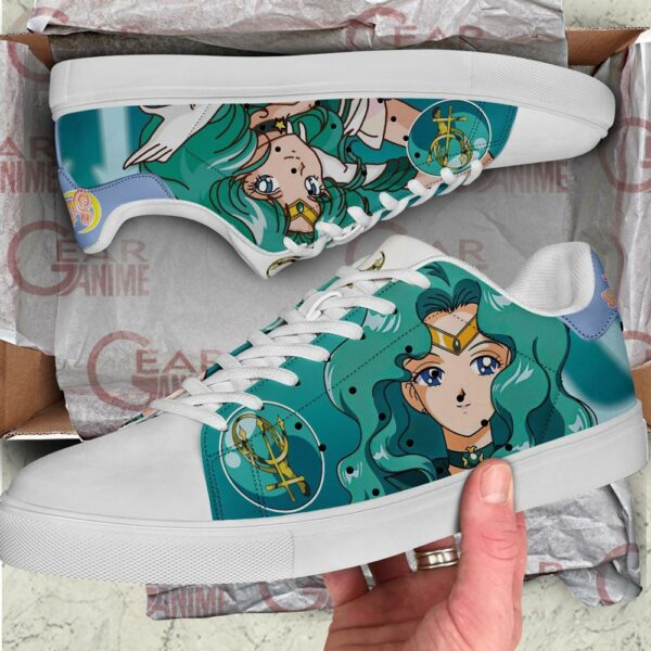 Sailor Neptune Skate Shoes Sailor Moon Anime Custom Shoes PN10 2