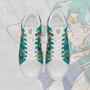 Sailor Neptune Skate Shoes Sailor Moon Anime Custom Shoes PN10 7