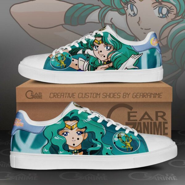 Sailor Neptune Skate Shoes Sailor Moon Anime Custom Shoes PN10 1