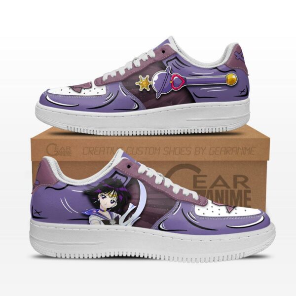 Sailor Saturn Air Sneakers Custom Anime Sailor Moon Shoes 1