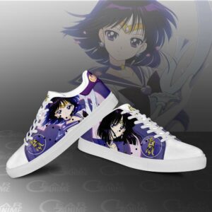 Sailor Saturn Skate Shoes Sailor Moon Anime Custom Shoes PN10 6