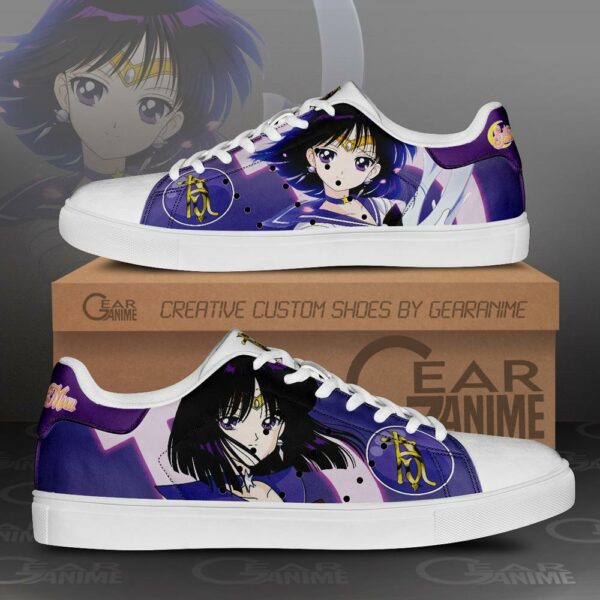 Sailor Saturn Skate Shoes Sailor Moon Anime Custom Shoes PN10 1