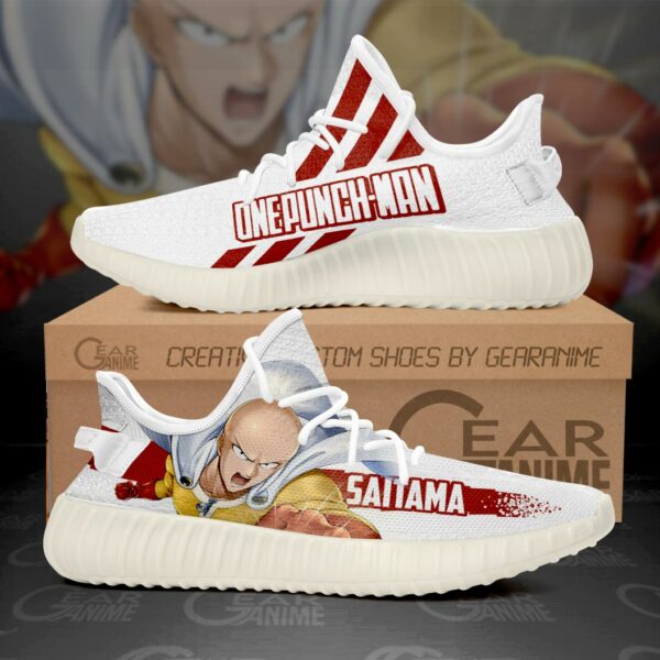 Saitama Shoes Fight One Punch Man Custom Anime Sneakers TT10 1