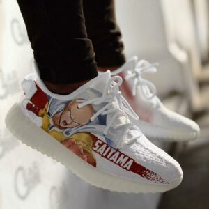 Saitama Shoes Fight One Punch Man Custom Anime Sneakers TT10 6