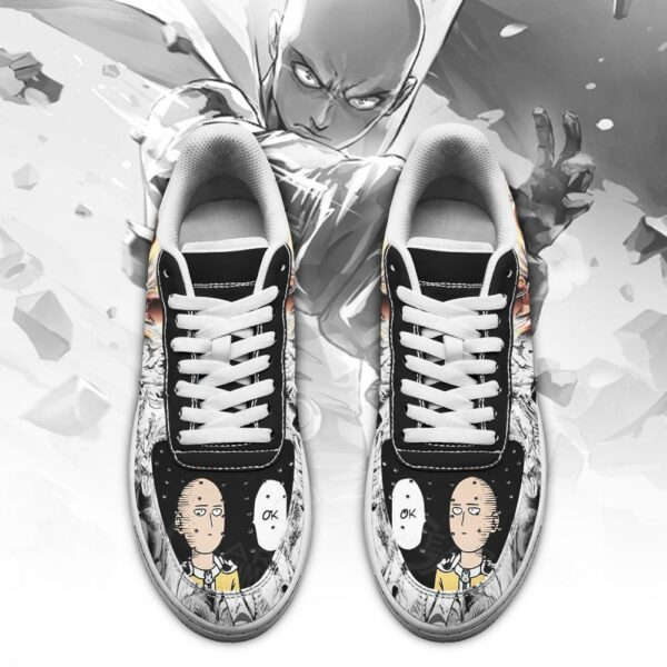 Saitama One Punch Man Sneakers Anime Custom Shoes 2