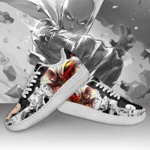 Saitama One Punch Man Sneakers Anime Custom Shoes 6