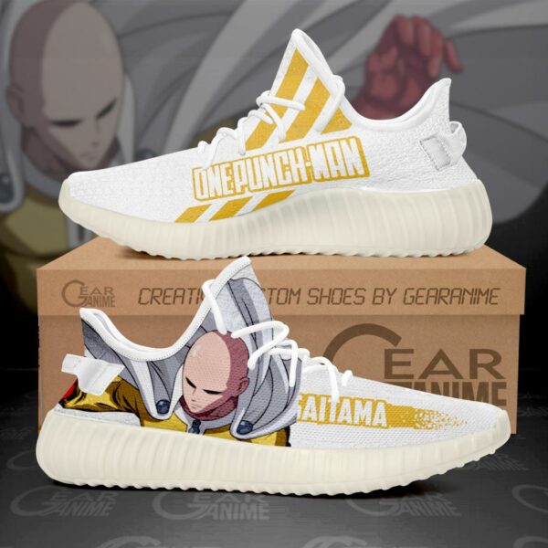 Saitama Shoes Cool One Punch Man Custom Anime Sneakers TT10 1