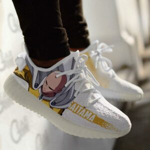 Saitama Shoes Cool One Punch Man Custom Anime Sneakers TT10 6