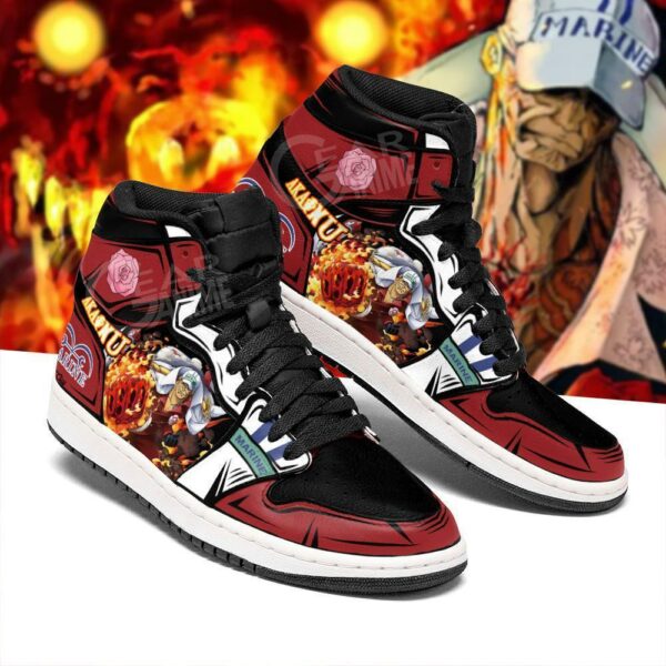 Sakazuki Akainu Sneakers Admiral One Piece Anime Shoes Fan MN06 2