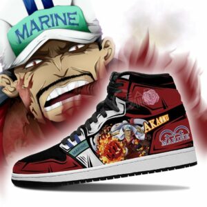 Sakazuki Akainu Sneakers Admiral One Piece Anime Shoes Fan MN06 5