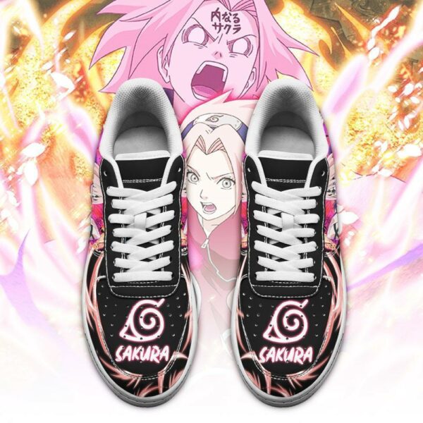 Sakura Haruno Sneakers Custom Naruto Anime Shoes Leather 2