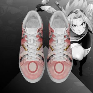 Sakura Haruno Skate Shoes Naruto Anime Custom Shoes PN10 6