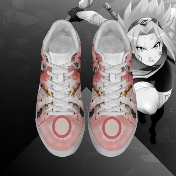 Sakura Haruno Skate Shoes Naruto Anime Custom Shoes PN10 3