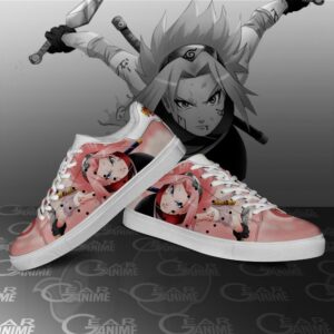 Sakura Haruno Skate Shoes Naruto Anime Custom Shoes PN10 7