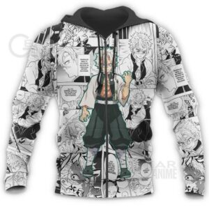 Demon Slayer Sanemi Shinazugawa Hoodie Anime Mix Manga KNY Shirt 13