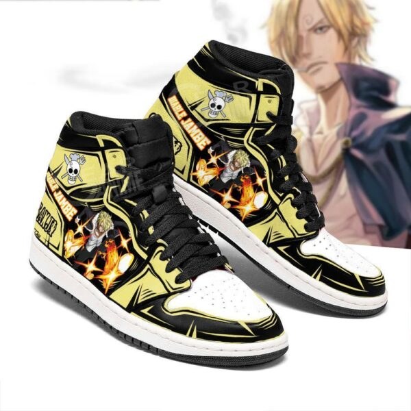 Sanji Sneakers Diable Jambe Skill One Piece Anime Shoes Fan MN06 2