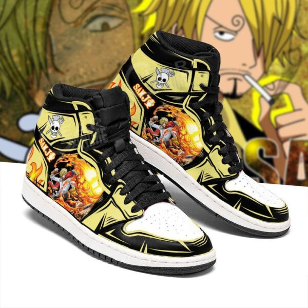 Sanji Sneakers Straw Hat Pirates One Piece Anime Shoes Fan Gift MN06 2