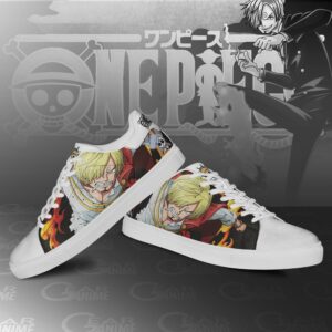 Vinsmoke Sanji Skate Shoes One Piece Custom Anime Shoes 6